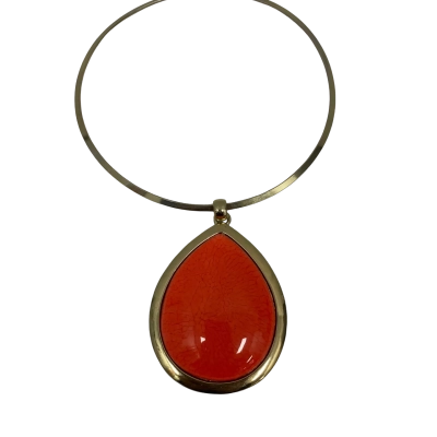 Unbranded Women's Choker Necklace Orange 