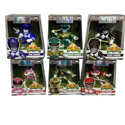  Jada Toys Metals Die Cast Mighty Morphin Power Rangers (Set Of 6)