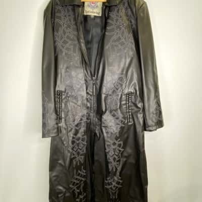 Hard Leather Stuff  Mens  Size L Winter Jacket Black  