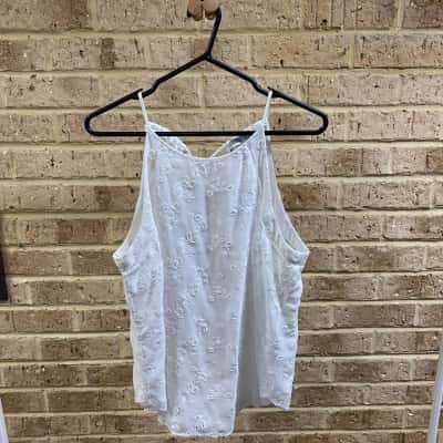Just Jeans Womens white top Size 12 