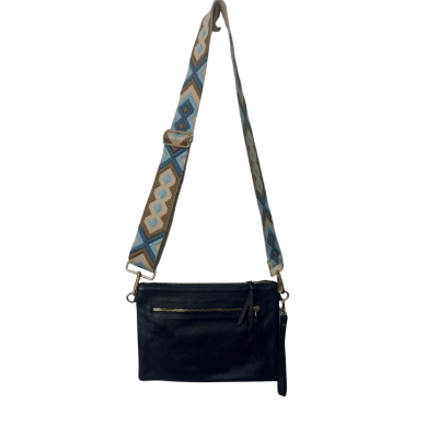 Carolina Cross Body Bag / Wristlet Navy Blue 