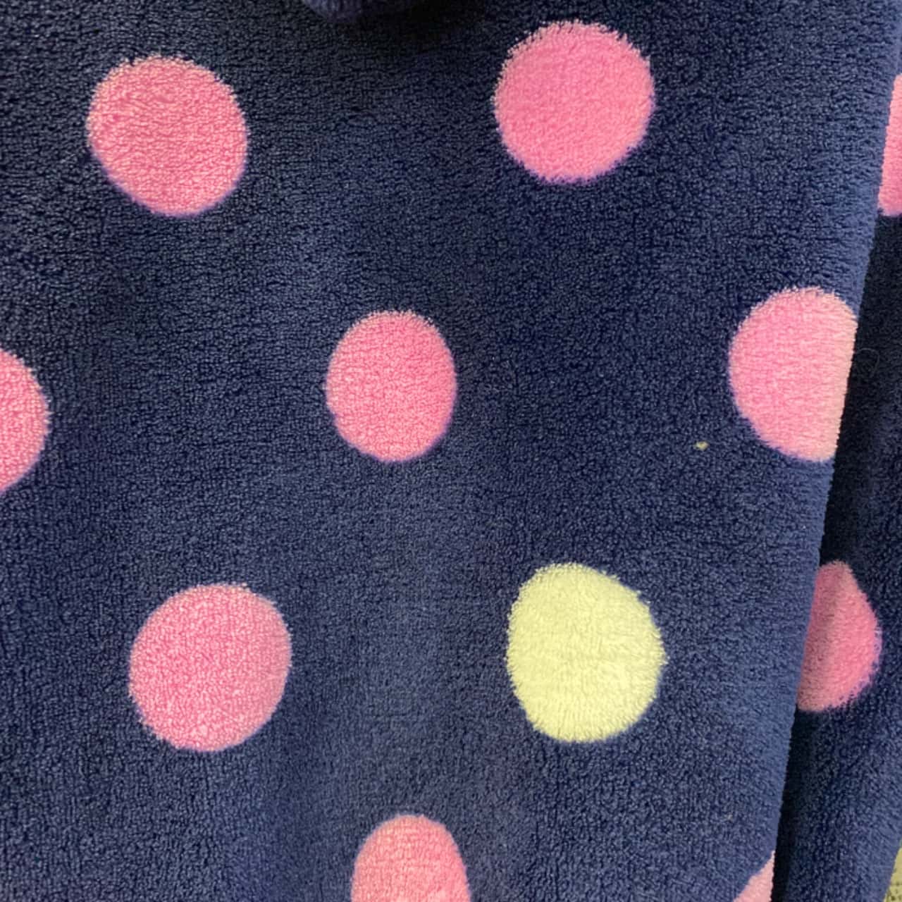Peter Alexander Dressing Gown Womens Size M Blue / Pink / Polka Dot (s)