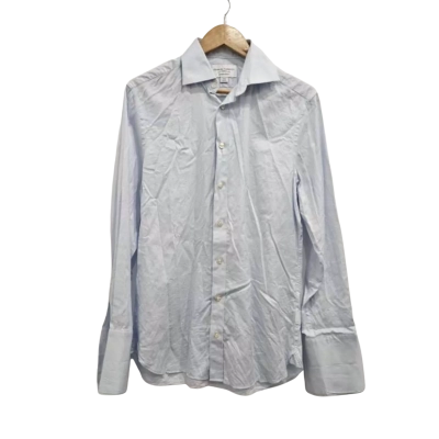 Charles Trywhitt Mens  Size L Long Sleeve Shirt Blue 