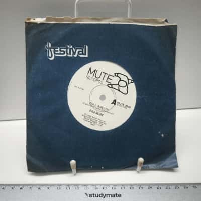 76Erasure Oh LAmour 1986 Mute Records 7 Inch Vinyl Single March On Down The Line