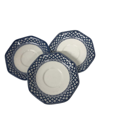 Royal Staffordshire 'Liberty' Saucers x 3 - J&G Meakin England VINTAGE