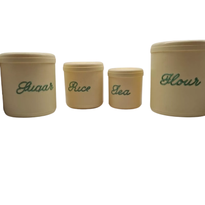 VINTAGE NALLYWARE 4 CANISTER SET