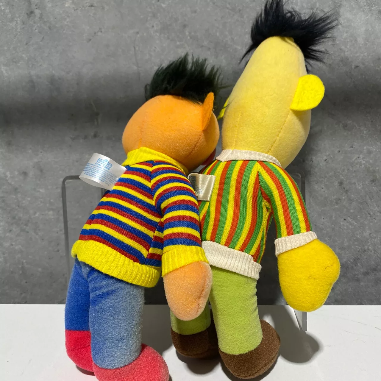 Bert and Ernie Playskool Sesame Street 90's Vintage Plush Toy Set