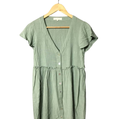  Women’s Size 8 Green House Of Sienna Babydoll Dress