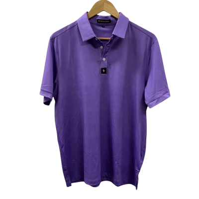 Byrdgang Mens Size S Polo Shirt Purple
