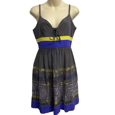 Marciano Size S Multicoloured Silk Mini Dress  