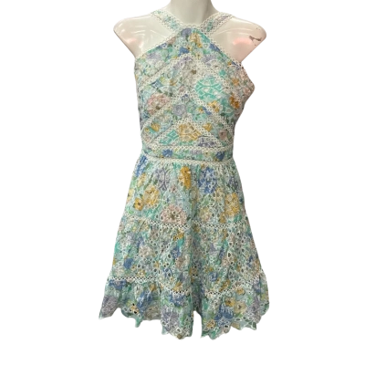Marlo Kids  Size 15-16 Yrs Dress Blue / Floral / Green 