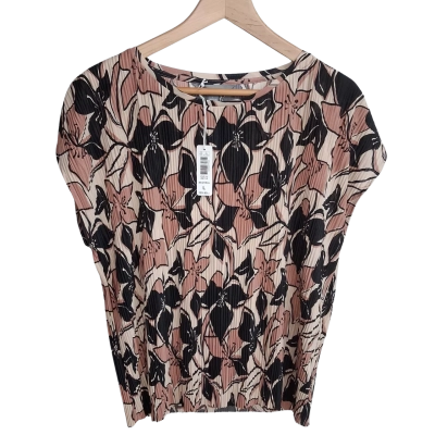 Suzannegrae Womens  Size L - Sleeveless Top Brown / Pattern 