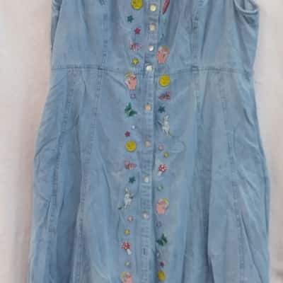 Black Friday Womens  Size 18 Casual / Denim / Maxi Dress Blue 