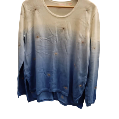 Sass & Bide Women's  Size S Jumper Blue / Silver / White 