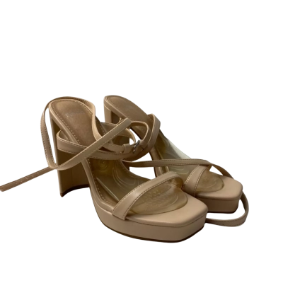 Novo Womens Heel Size 37 Beige 