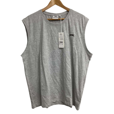 Slazenger Mens  Size XXXL Grey Singlet BNWT
