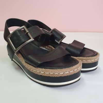 Django & Juliette Women's Size 38 Purr-DJ Sandals Black  