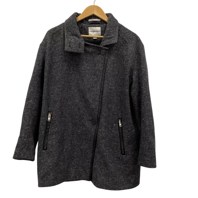 Country Road Mens Size S Wool Blend Winter Jacket Grey 