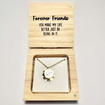 Heart & Soul Friends Dandelion Pendant Necklace Gift Set