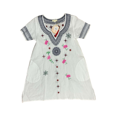 BNWT Rubyyaya Niagara 100% Cotton White Dress Dress Size XS
