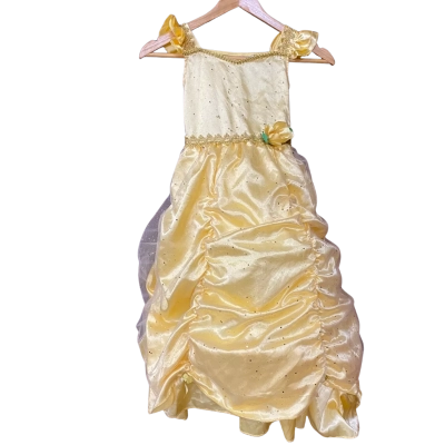 Gillian's Closet Kids Size 6 Yellow Princess Belle Dress