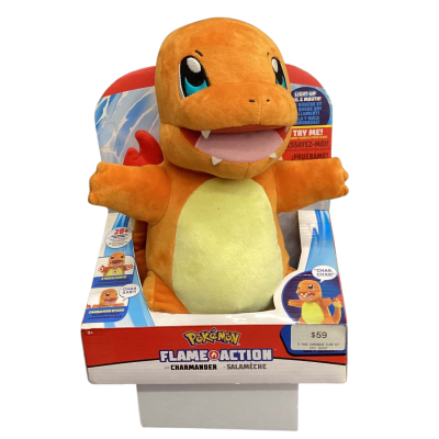 “Charmander” Pokemon Flame Action
