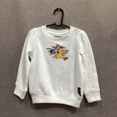 BNWT Polo Ralph Lauren Kids  Jumper Floral / White Size 3