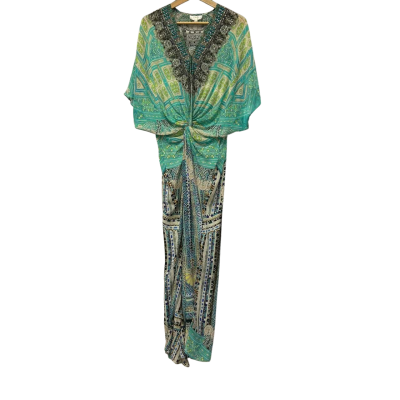 Camilla Womens Size 2 US Maxi Dress Multicoloured 