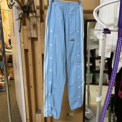 Adidas Size XS Track Pants Blue / White 