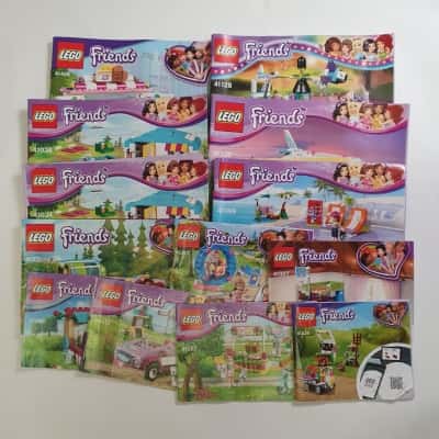 Assorted Lego Friend Instruction Books