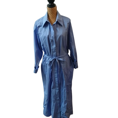 C&M Camilla and Marc Womens  Size 14 Shirt Dress Sky Blue 