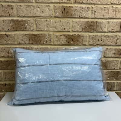 Sheridans accessories collection blue stripe pillow  