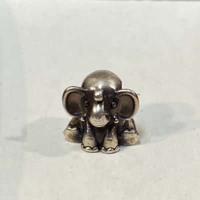 S925 ALE Sliver Sitting Elephant charm