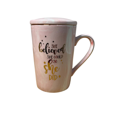 Doublewhale Congratulations Gifts for Women 14OZ Ceramic Coffee Mug 