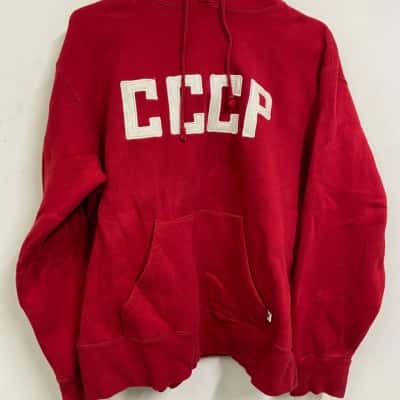 Varsity  Sportswear CCCP Size L Hoodie Red 
