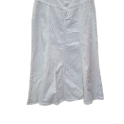 Serafina Womens  Size 12 Midi Skirt White 