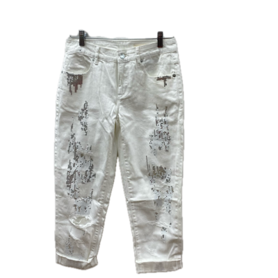 Sass & Bide Womens  Size 24 Straight Leg Jeans White 