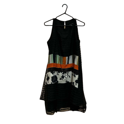 Bleu Blanc Rouge Womens  Size 12 Mini Dress Black  / Other 