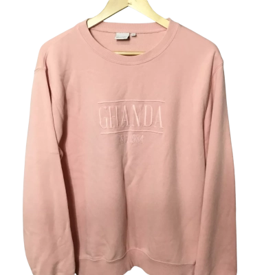 Ghanda Womens  Size 10 Pullover Pink  