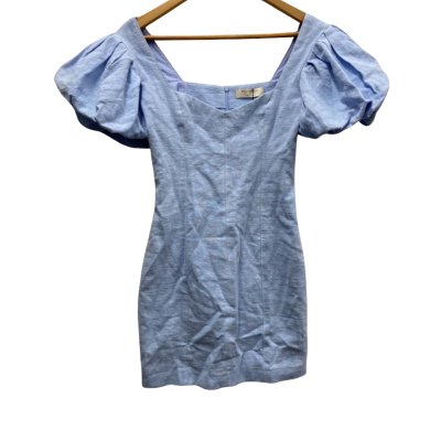 Bec & Bridge Womens  Size 6 Mini / Short Sleeve Dress  Blue RRP $250.00