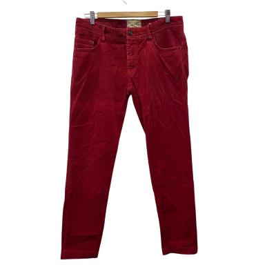 Espirit Mens  Size 32 Corduroy Pants Red 