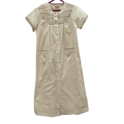 Plain Blossoms Womens Summer Dressing Gown Size M  