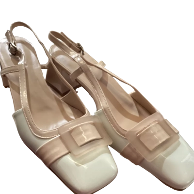 Zinda Womens  Size 40 Heels Cream / Off White 