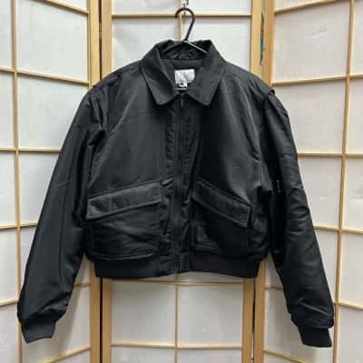 New With Tags D-LUXE Women's  Size XL Padded Bomber Jacket / Cropped Length  Black   RRP: AUD $149.95