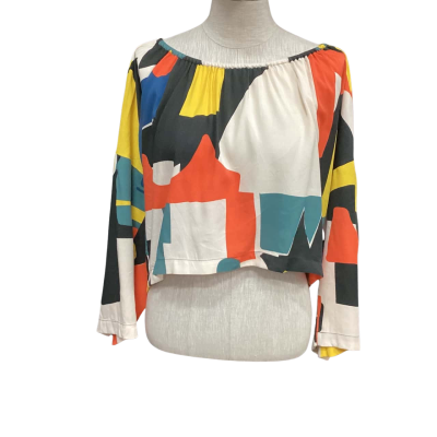 Gorman x Ellen Rutt  Size S 3/4 Sleeve Shirt Multicoloured 