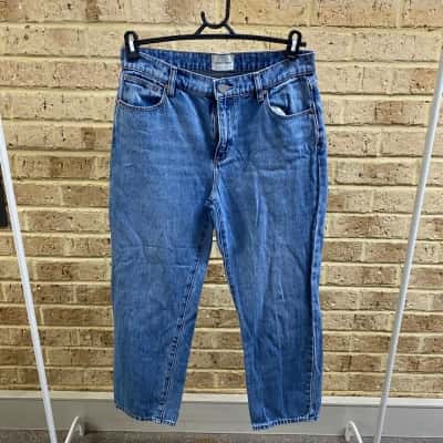 Abrand Jeans Womens mid straight blue jeans Size 10 