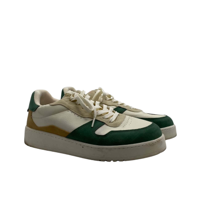 Zara Mens  Size 10 (US) 43 (EUR) 9 (UK) Sneakers Green / White.   NEAR NEW (Used VGC) 