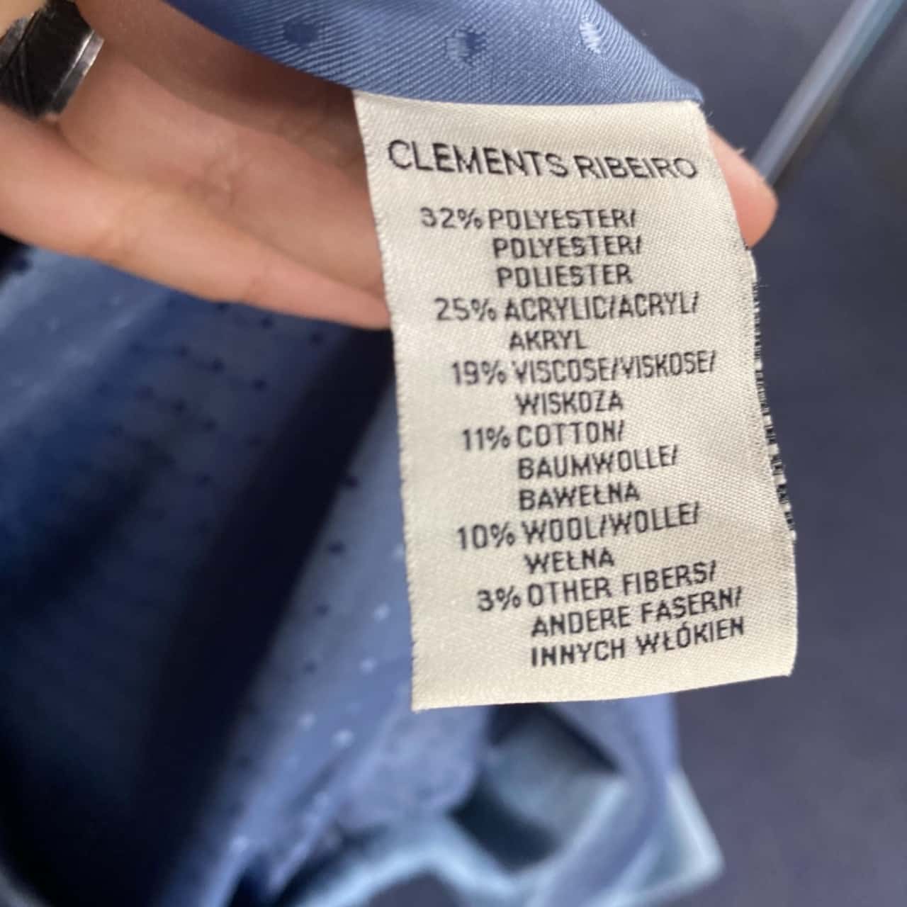 Clements Ribeiro Womens Light Blue Winter Coat (s) - Used As New ...