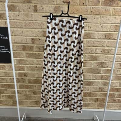 Seed Heritage Womens patterned maxi skirt Size 4 