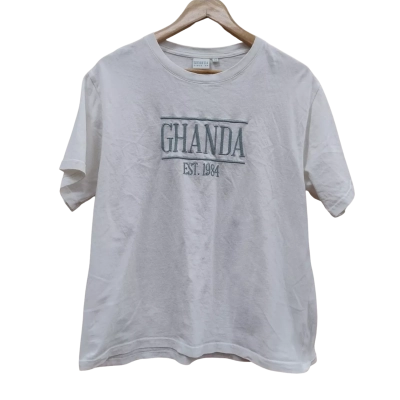 Ghanda Womens Size 12 T-shirts White (5)